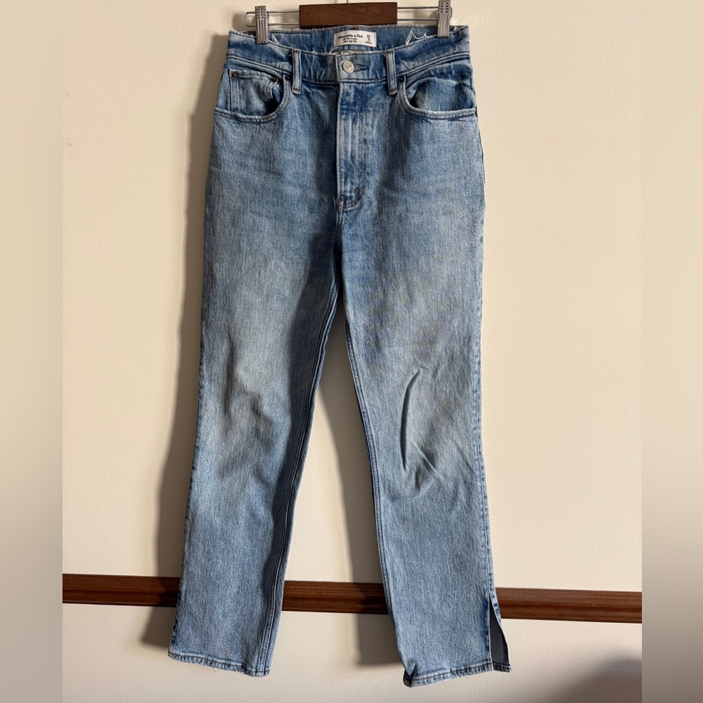 Abercrombie 90’s Straight High Rise Jeans Curve Love 26 / 2 short